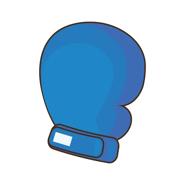 Glove boxing equipment isolated icon — Stock Vector