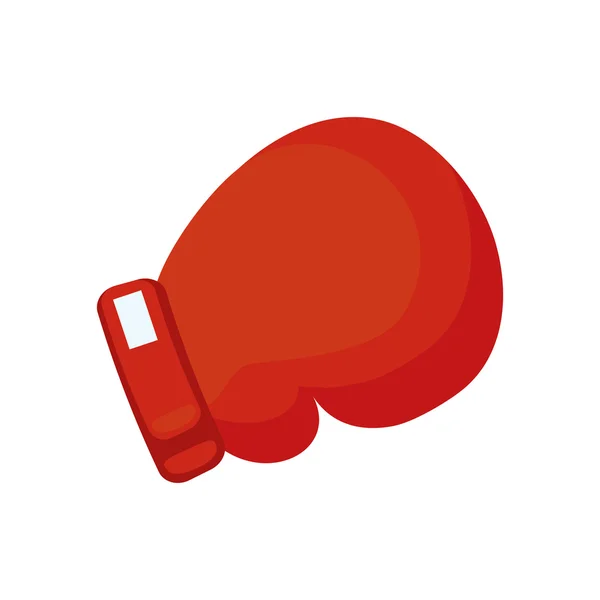 Glove boxing equipment isolated icon — Stockový vektor