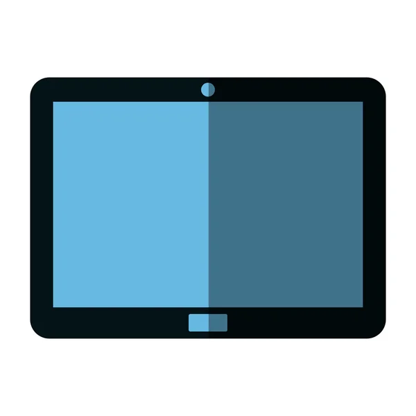 Tablet device isolated icon — Stock Vector