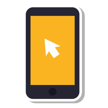 Smartphone aygıtı izole simgesi