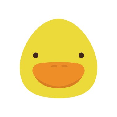 sevimli tavuk izole simgesi