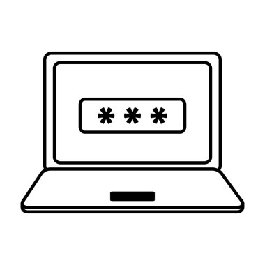 dizüstü bilgisayar taşınabilir aygıtı izole edilmiş simge