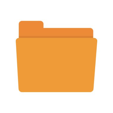 klasör belge izole simgesi