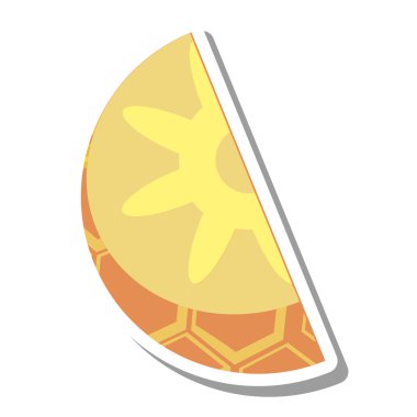 Ananas taze meyve izole simgesi