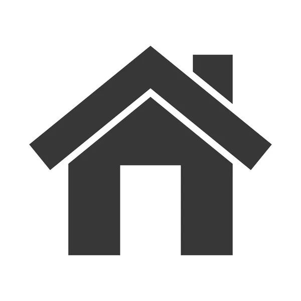 Home house isolated icon — Stock Vector