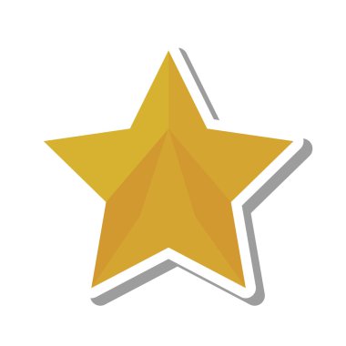 neşeli Noel yıldız izole simgesi