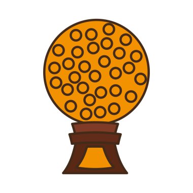 Golf kupa Şampiyonası izole simgesi