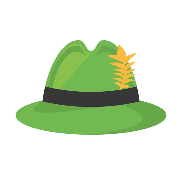 Irish hat isolated icon — Διανυσματικό Αρχείο