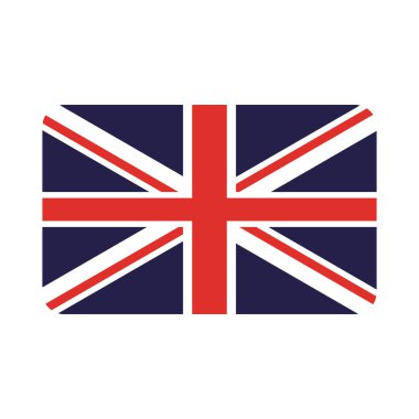 İngiltere bayrak izole simgesi