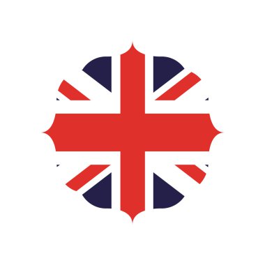 İngiltere bayrak izole simgesi