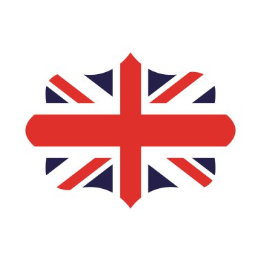 İngiltere bayrak izole simgesi