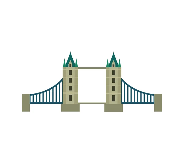 Классический британский мост — стоковый вектор