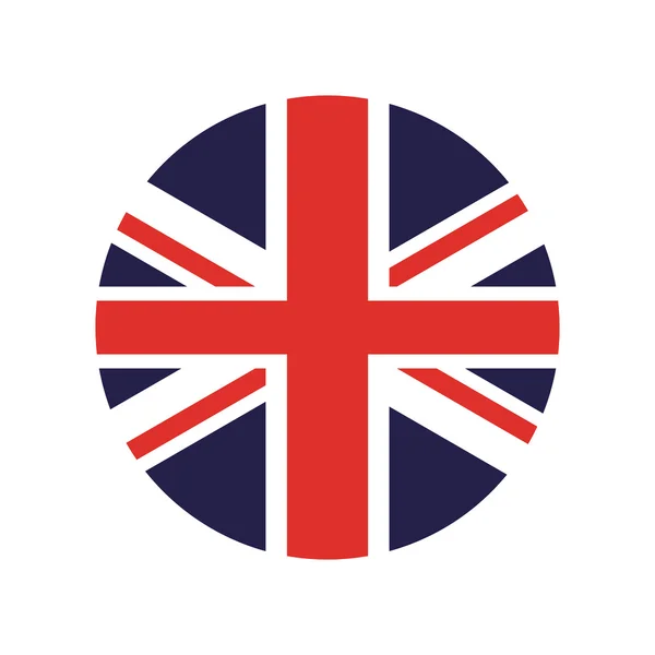 İngiltere bayrak izole simgesi — Stok Vektör