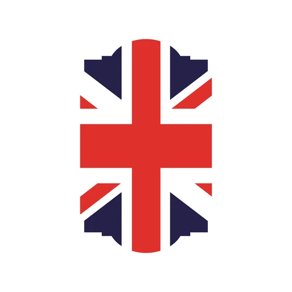 İngiltere bayrak izole simgesi — Stok Vektör