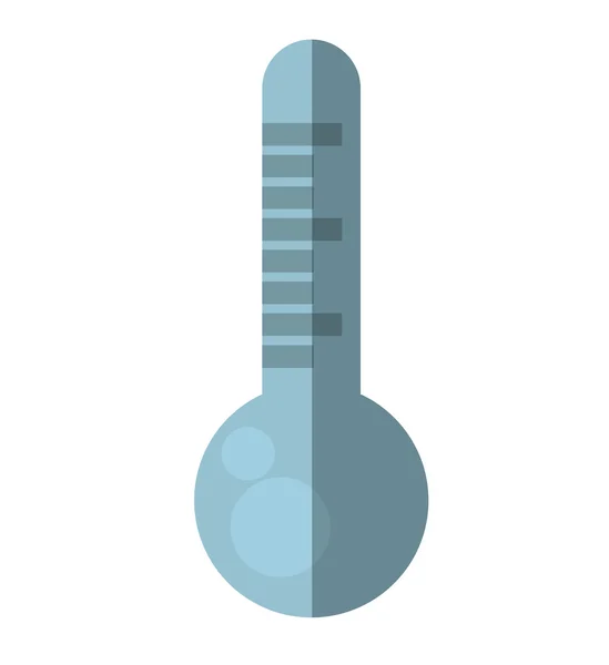 Ícone de medição de temperatura do termômetro — Vetor de Stock