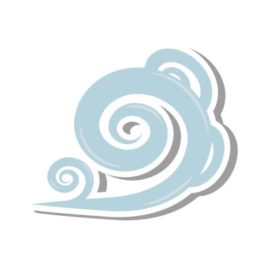 hava iklim sembol izole simgesini