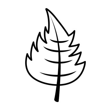 yaprak sonbahar izole simgesi