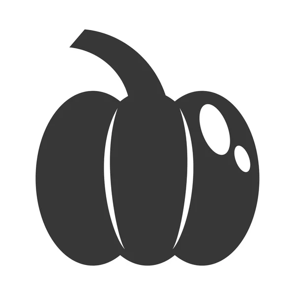 Thanksgiving pumpkin isolated icon — ストックベクタ