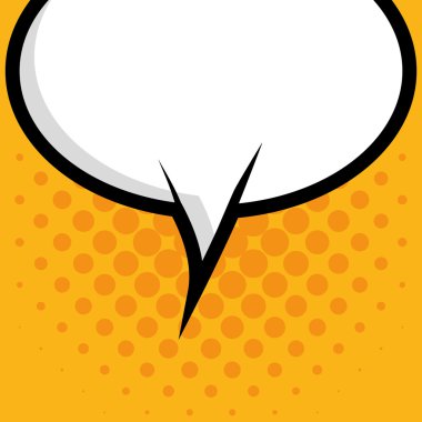 Retro ve Pop sanat bubble tasarım