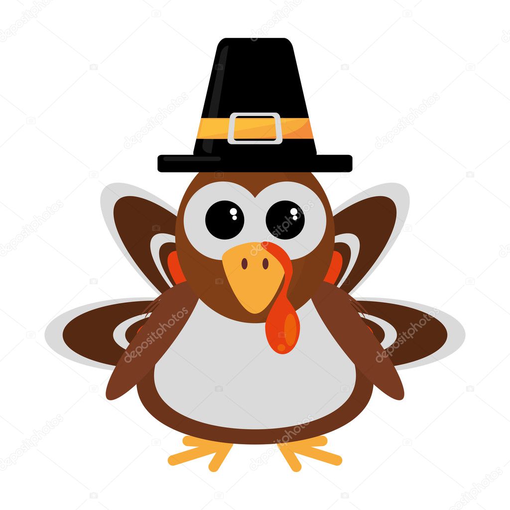 Download Turkey character thanksgiving icon — Stock Vector © djv ...