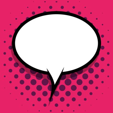 Retro ve Pop sanat bubble tasarım