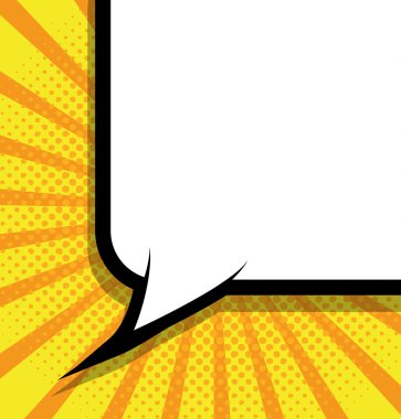 Retro ve Pop sanat bubble tasarım