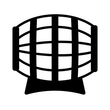 taze bira varil izole simgesi