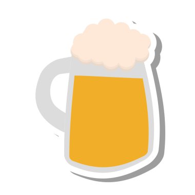 taze bira cam izole kutsal kişilerin resmi