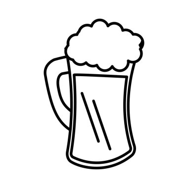 taze bira cam izole kutsal kişilerin resmi