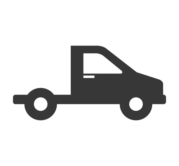 Lieferung von Lastkraftwagen isoliert Symbol — Stockvektor