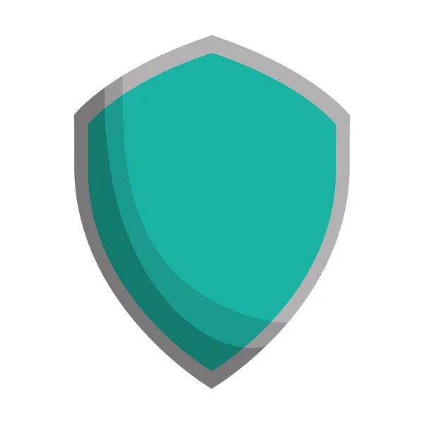Escudo ícone isolado de segurança —  Vetores de Stock