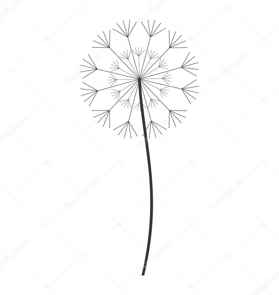 dandelion seed decoration icon
