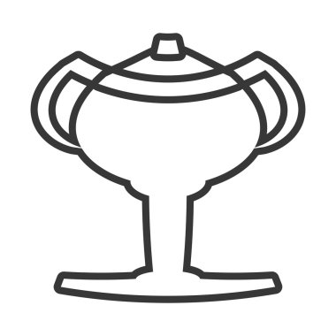 Trophy Kupası kazanan izole simgesi