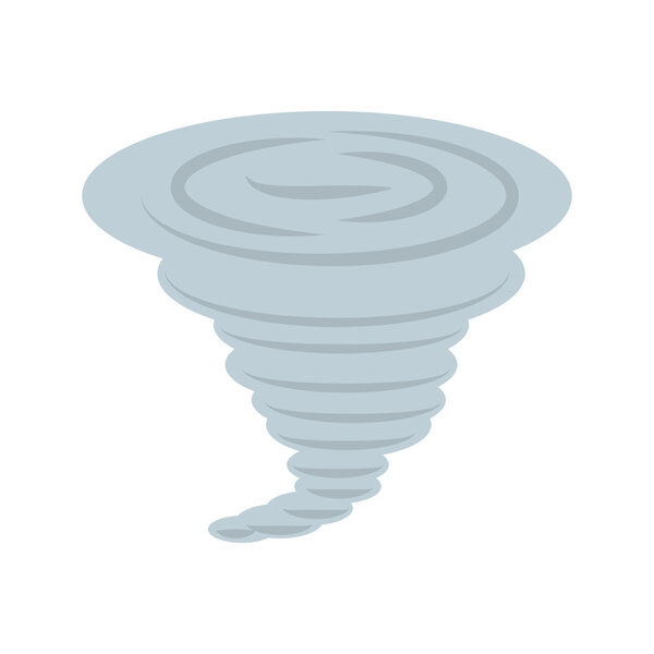 twister climate symbol isolated icon