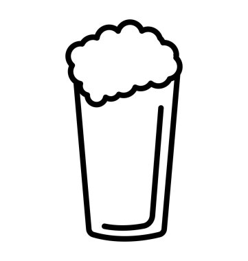 taze bira cam izole kutsal kişilerin resmi