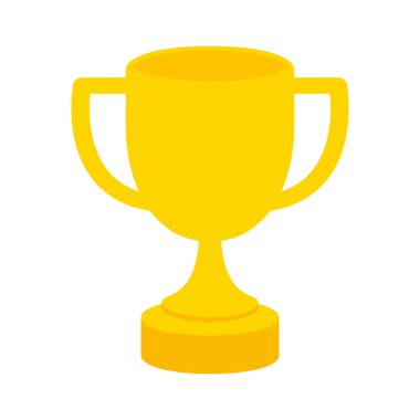 Trophy Kupası kazanan izole simgesi