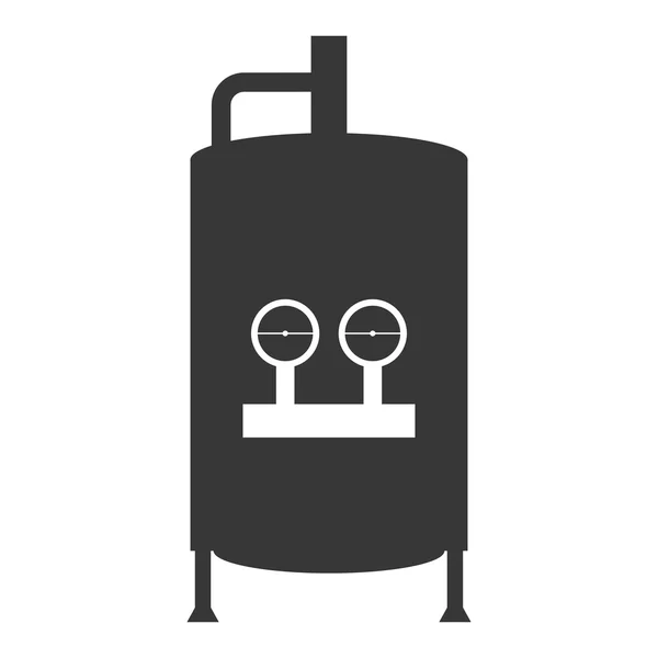 Icono del tanque calentador de agua — Vector de stock