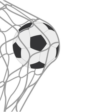 Balon futbol izole simgesi