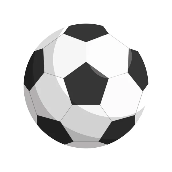 Ballon-Fußball-Ikone — Stockvektor