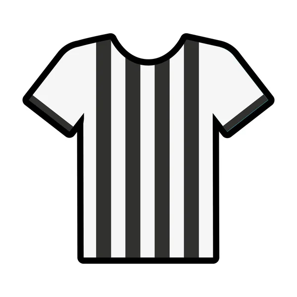 Camiseta árbitro icono uniforme — Vector de stock