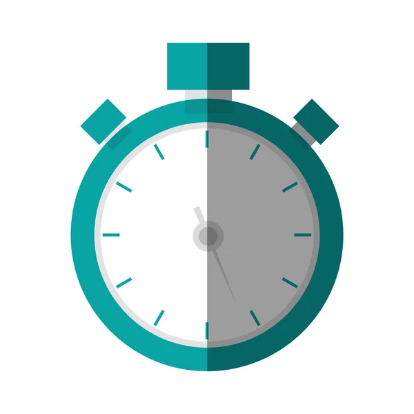 Chronometer watch elszigetelt ikon — Stock Vector