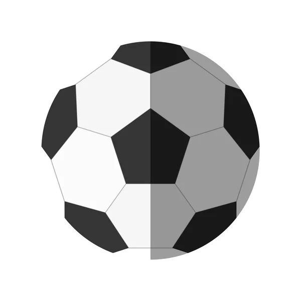 Απομονωμένο εικόνα μπαλόνι ποδόσφαιρο — Διανυσματικό Αρχείο