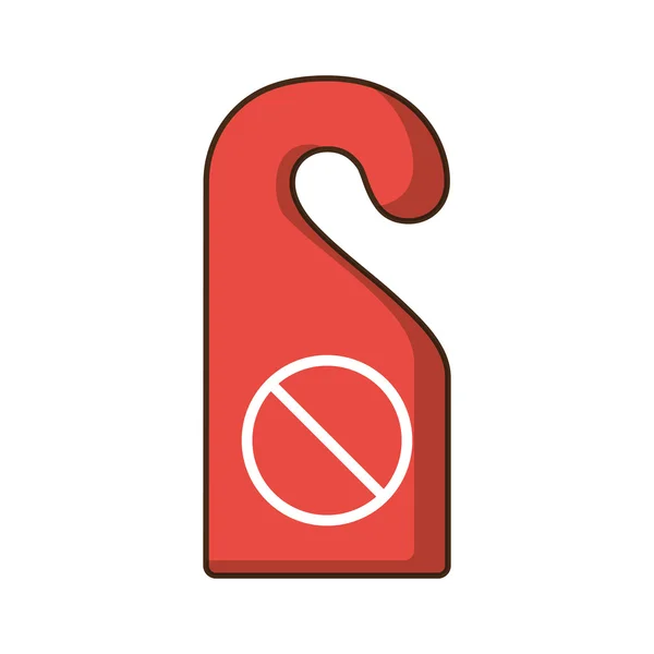 Notiz-Symbol nicht stören — Stockvektor