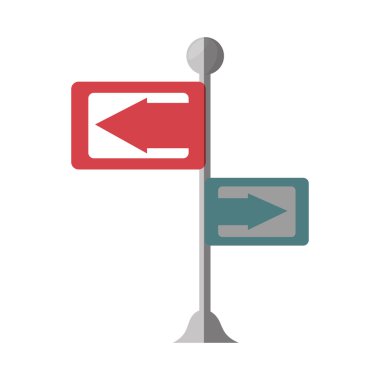 oklar yolu izole simge Kılavuzu