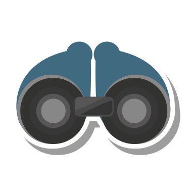 dürbün aygıtı izole simgesi