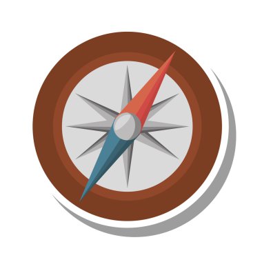 Pusula Kılavuzu aygıtı izole simgesi