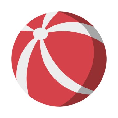 Balon beach izole simgesi