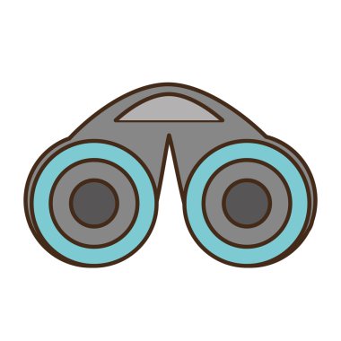 dürbün aygıtı izole simgesi