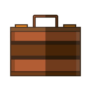 bavul seyahat izole simgesi