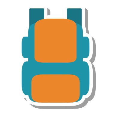 seyahat çanta izole simgesi